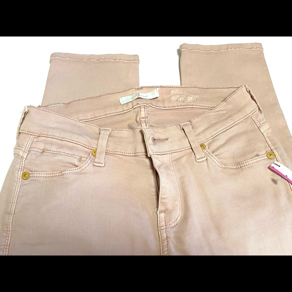 7 For all Mankind Pink Jeans - Picture 5 of 8